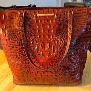 Brahmin Harrison Tote Pecan Melbourne Genuine Leather - excellent condition